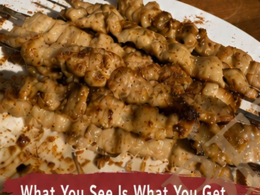 Chicken cartilage, hot from the grill